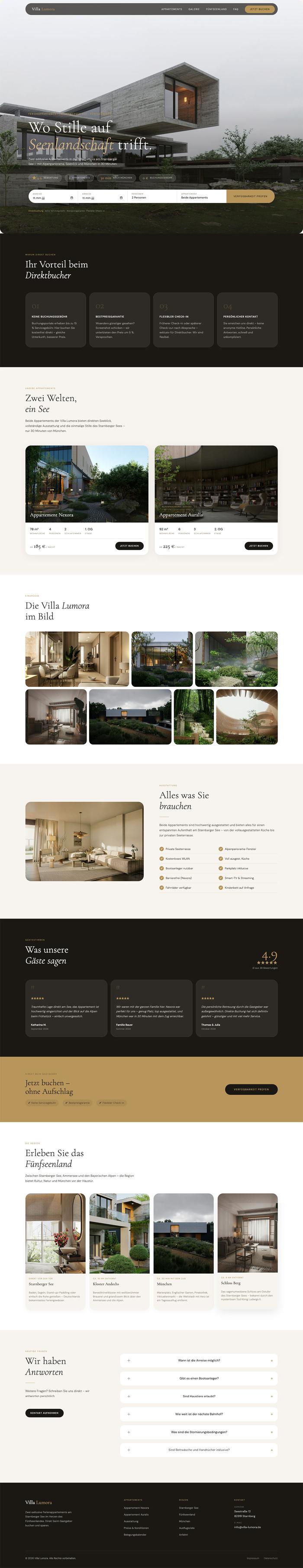 Beispiel-Ferienwohnungswebsite